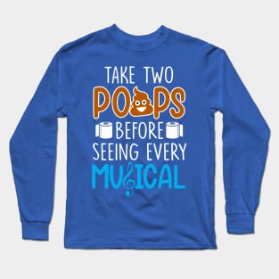 "Two Poops" Long Sleeve T-Shirt